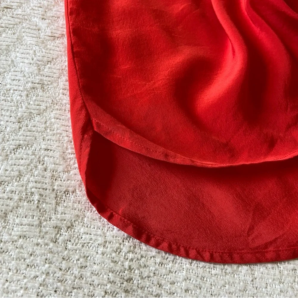 J.Crew Reversible-Bow Silk Top